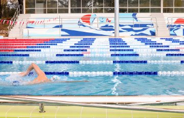 Swimming and lane availability